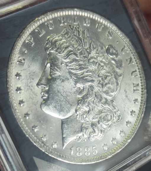 Gem Bu 1885 O Morgan Silver Dollar