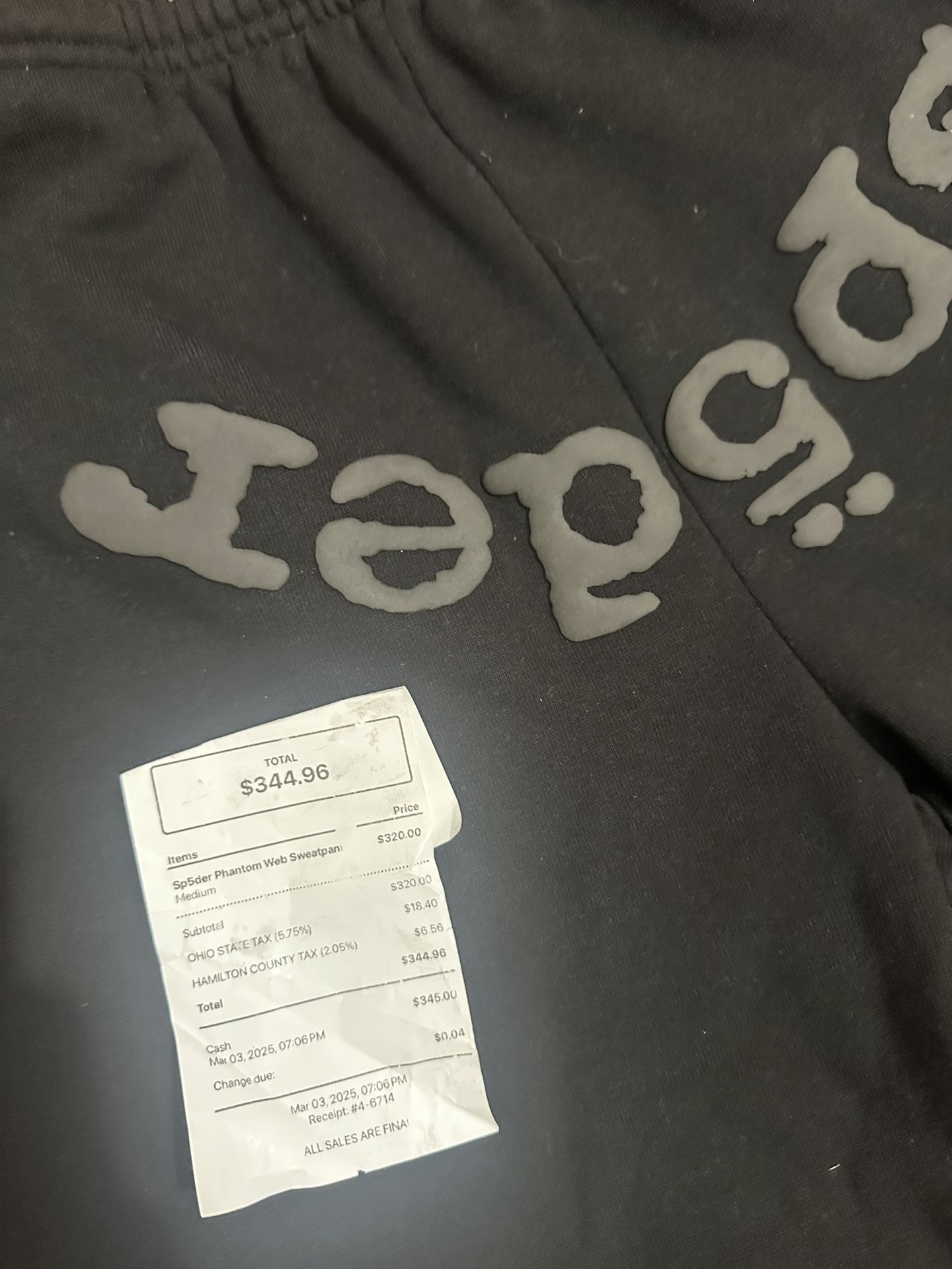 Sp5der Sweatpants!