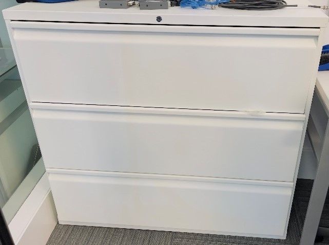 3 Drawer Lateral File Cabinet with Lock, Metal Stainless Steel
Wide Lateral Filing Cabinet