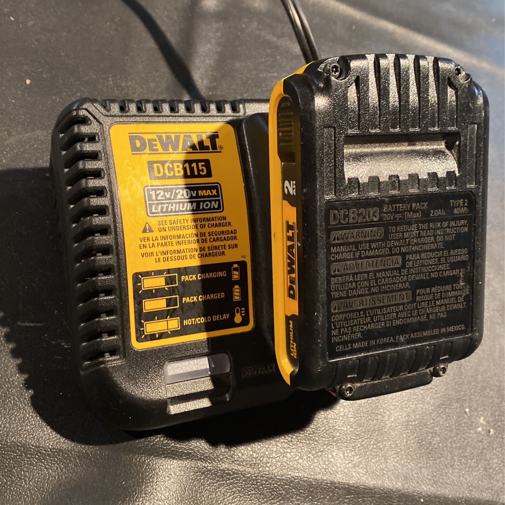Dewalt Charger And Battery