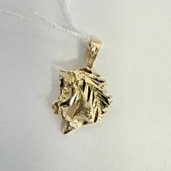 14K Gold Horse Charm