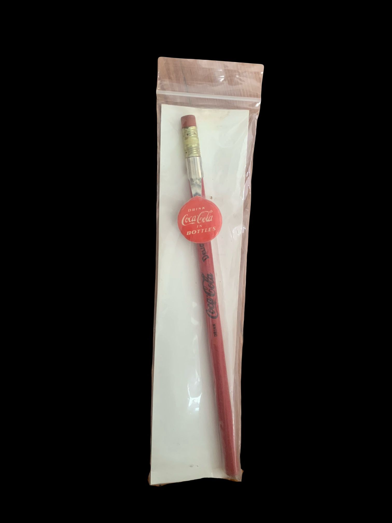 Vintage Coca-Cola, celluloid pencil clip