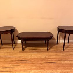 2 Bombay End Tables And Coffee Table