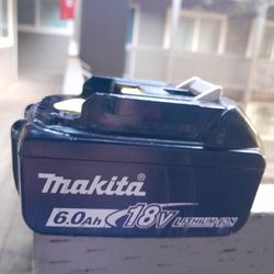 Makita 6.0.ah  18 Volt Battery For  Various Power Tools
