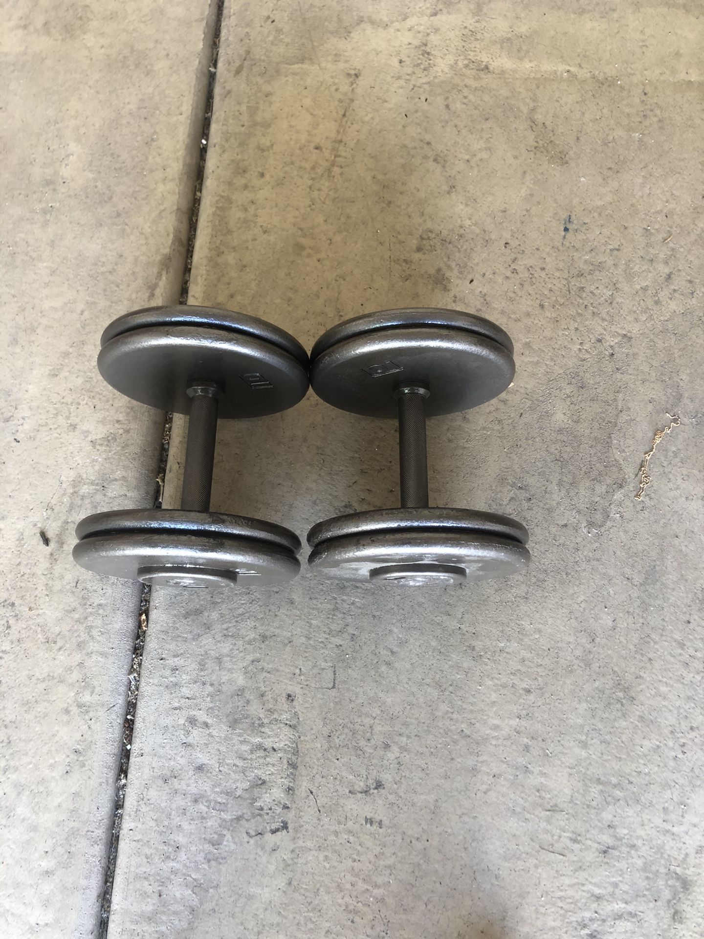 Ivanko 45 Pound Pro style Dumbbells