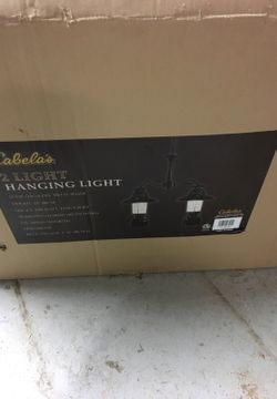 Cabelas hanging lantern electric light