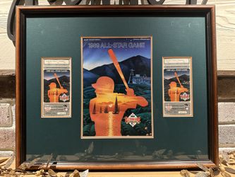 1989 MLB All-Star Game Program & Tickets; Bo Jackson MVP Nolan Ryan