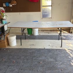 40x84 Wood Foldable Work Tables 2 Total 