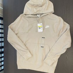 Nike Club Fleece Pullover Hoodie Rattan Men’s Small BV2654-206