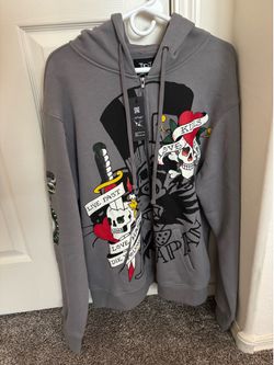 Men’s gray Ed hardy jacket