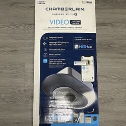 Chamberlain B4655T 3/4 HP Belt Garage Door Opener Camera Backup Battery