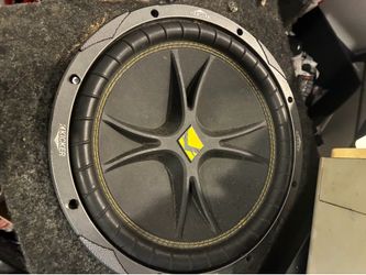 12” kicker competition sub in box