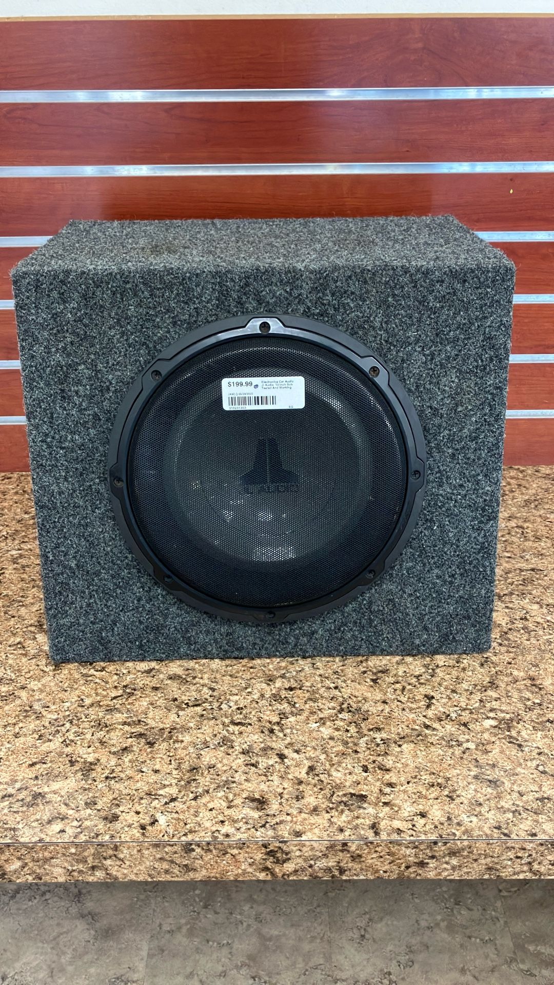 Car Audio Jl Audio 10 Inch Sub