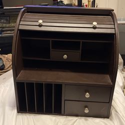 Wooden Desktop Organizer