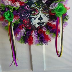 Day Of The Dead Wreath