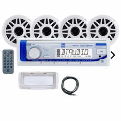 New marine dual receiver with 4 6.5” speaker