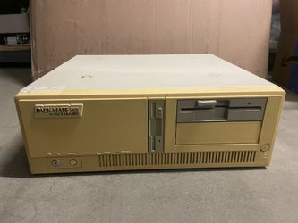 Packard Bell Pack-Mate 386SX Vintage Desktop Computer Powers On BIOS Tested