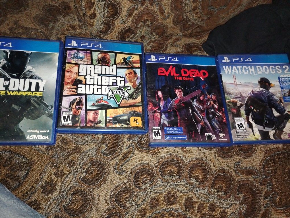 PS4 Games $10 Pick Up Only