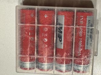 AMP INR 14(contact info removed)mAh Li-Ion Batteries 4-Pack