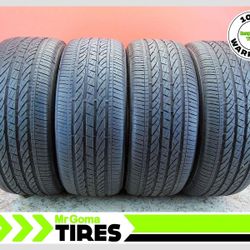 4 BRIDGESTONE DUELER H/P SPORT AS RFT XL  245/50R19 USED 7.1/32 AVG Run flat * INSTALLATION  INCLUDED *