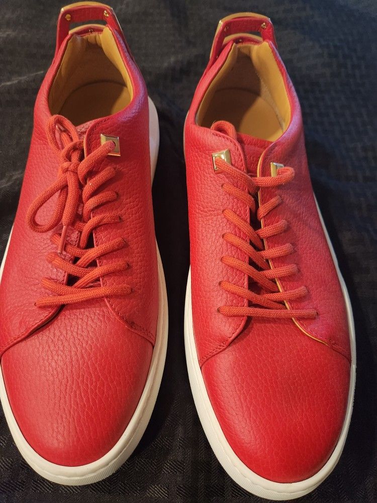 Buscemi Shoes Mens Buscemi Mens Shoes Buscemi Uno Low Alce Red