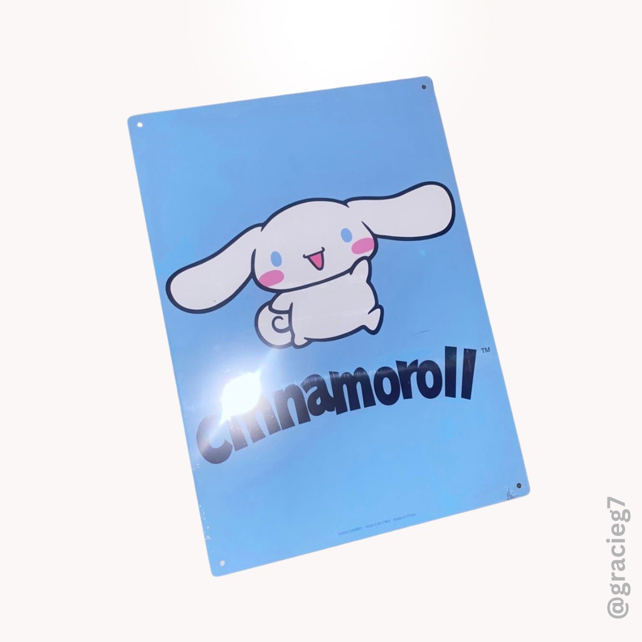 Sanrio Cinnamoroll 10” x 8” Metal Wall Poster NWT | LIMITED EDITION!