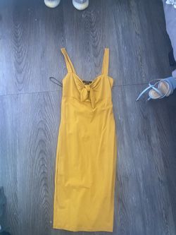 Forever 21 Mustard Dress 