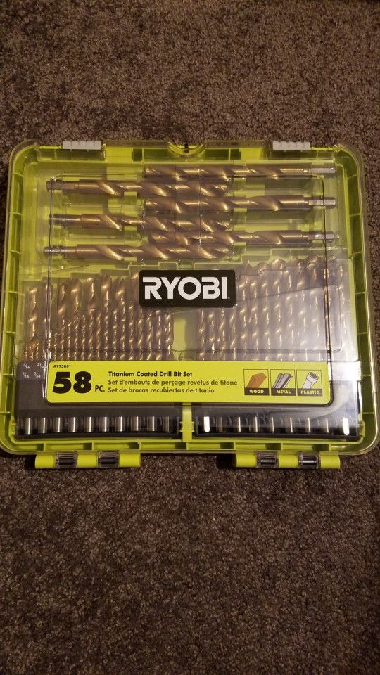 Ryobi 58 Pc. Drill Bit Set