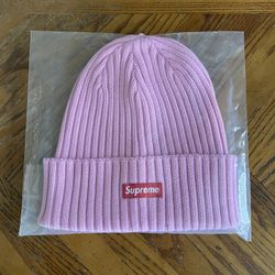 Supreme Overdyed Beanie Pink