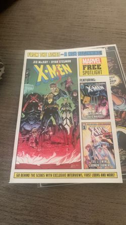 Comic book advertisement, sneak peek