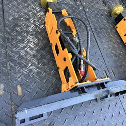 Skid Steer Hydraulic Post Driver