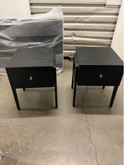 Small black night stands