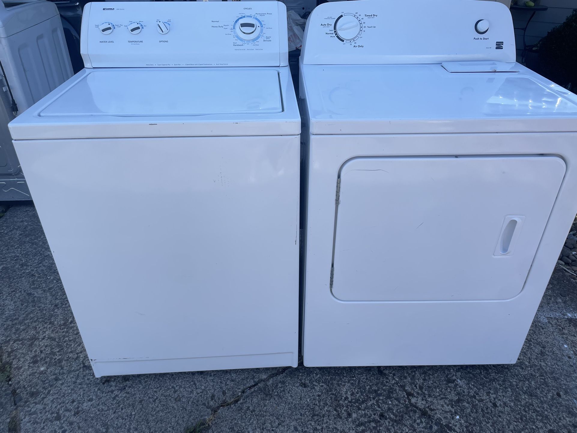 Kenmore Top Load Washer & Dryer
