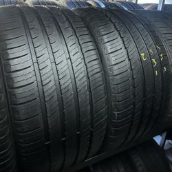 PAIR OF TIRE 255 35 18 MICHELIN 85% LIFE