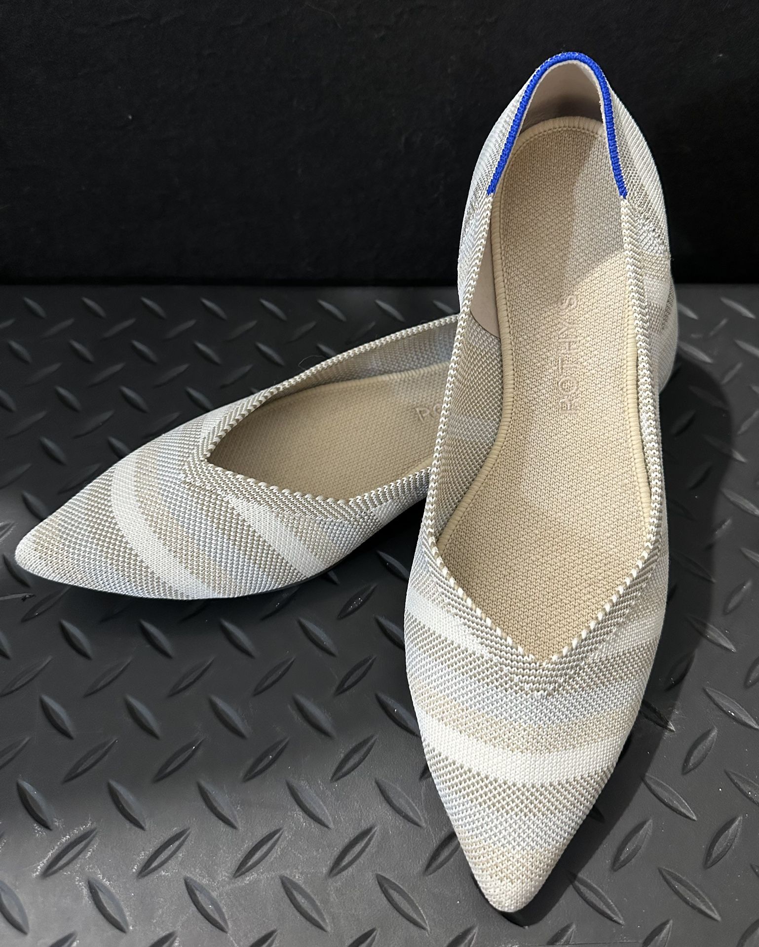 Retired Rothys Rothys Used Shoes Rothy's Grey Botanicamo Retired - Main Image