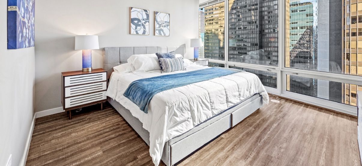 King Bed Frame With 2 Storage Drawers + Free Mattress