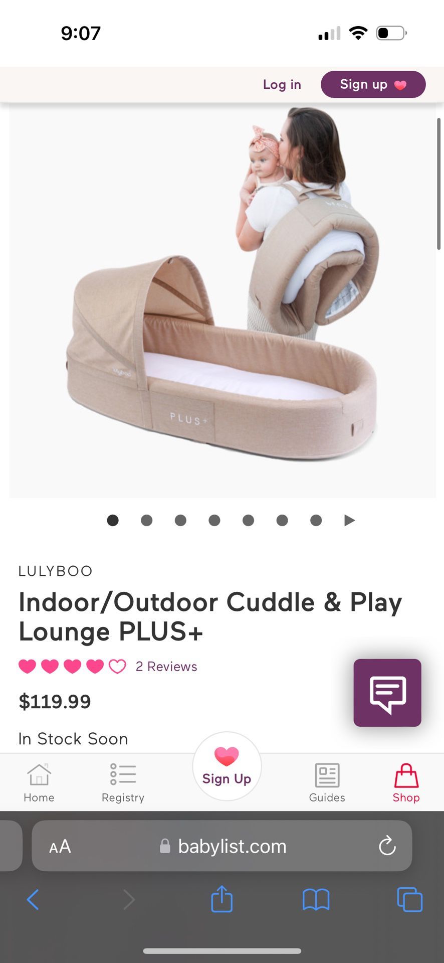 Lullyboo Beach Bassinet