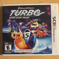 Turbo Super Stunt Squad Nintendo 3DS Game  
