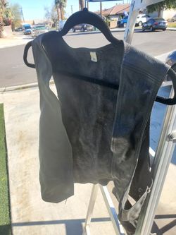 Leather Vest. $25.00