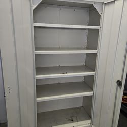 6ft by 3ft by 18 solid metak storage cabinet