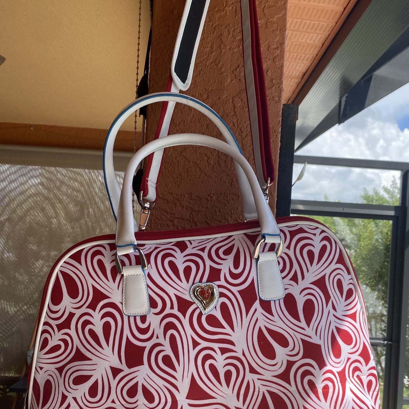 DVF carry On Bag. Hearts 