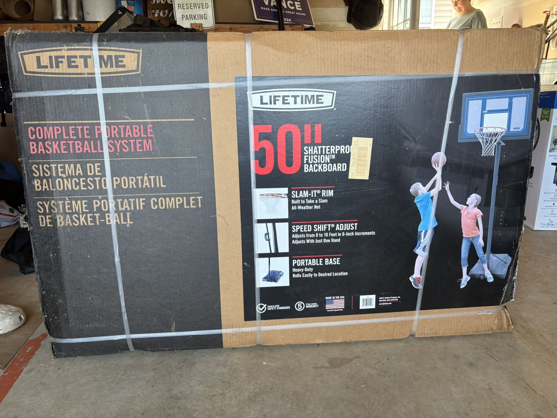50” basketball Hoop (NEW)