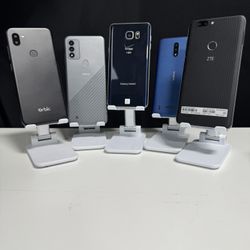 5x Smartphones Unlocked - Samsung - Nokia- Wiko- Orbic Desbloqueado - Bundle Lot  