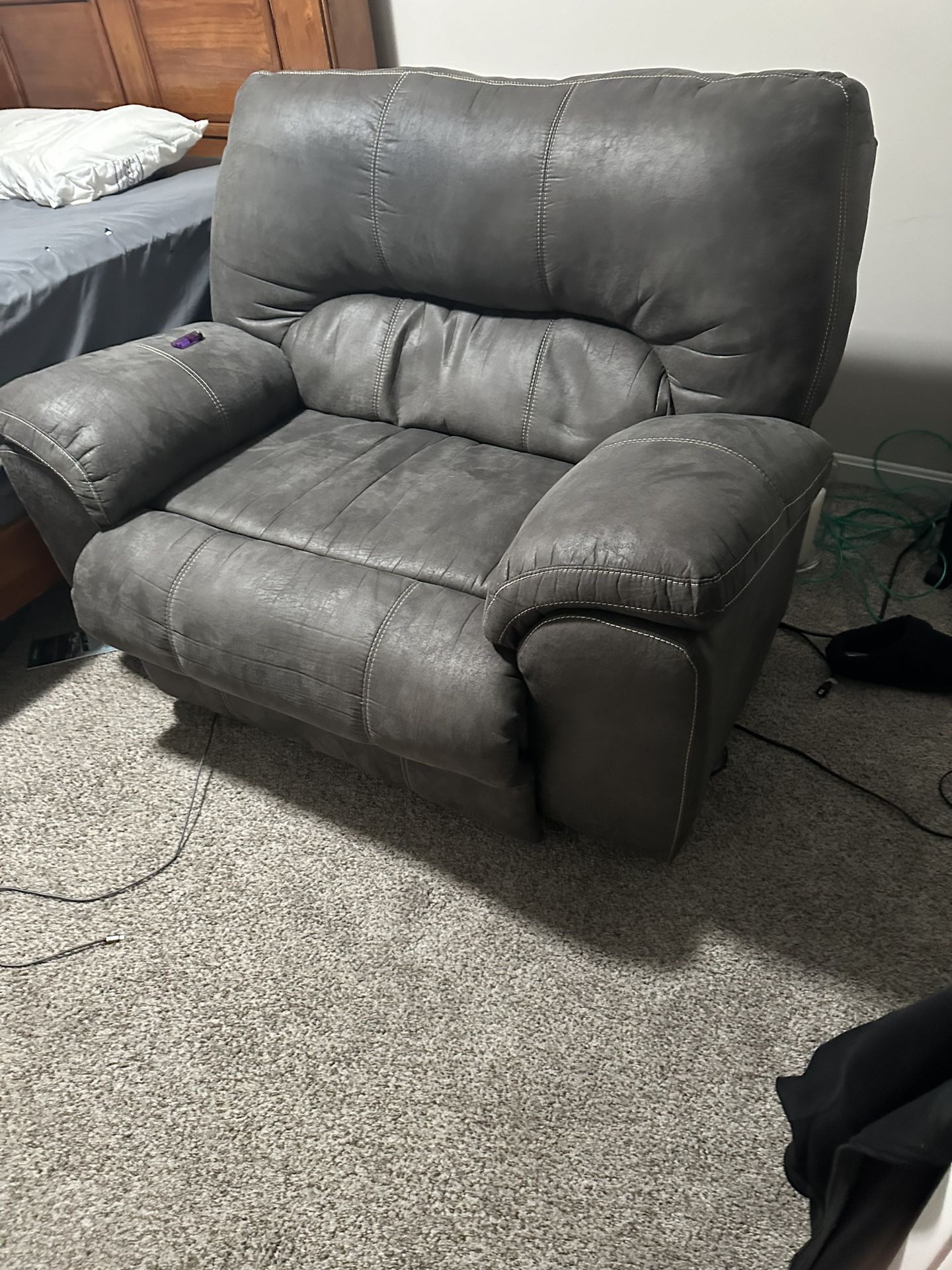 Double Wide Reclining Chair