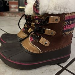 London Fog Girls Snow Boots, Size 2 