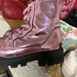 Boots Girls Size 13 (2) Pairs Metallic Colors 