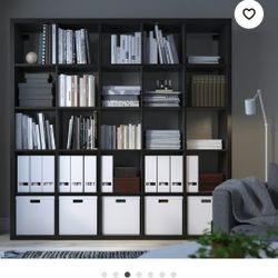 IKEA 5x5 EXPEDIT BOOKCASE LIKE NEW 