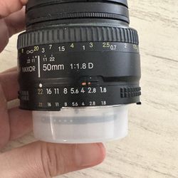 NIKON AF 50mm F1.8 Lens