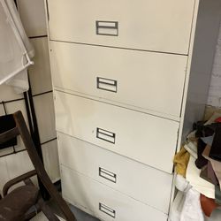 Large 5 Door Metal Filing Caninet