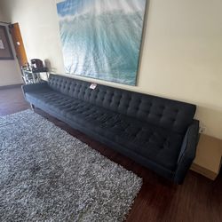 12ft custom Navy Couch